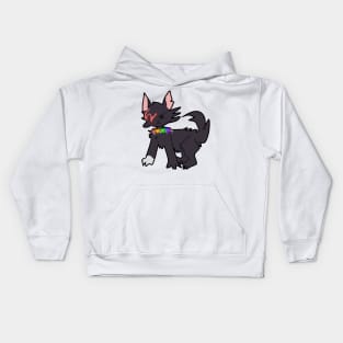 Rainbow emo scourge Kids Hoodie